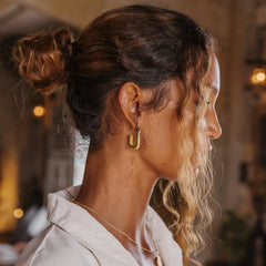 Elena Hoops - Gold