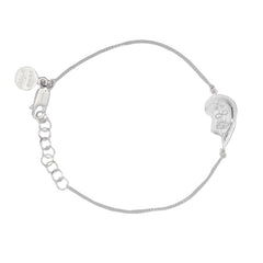 BFF Broken Heart Bracelet SET of 2 - Silver