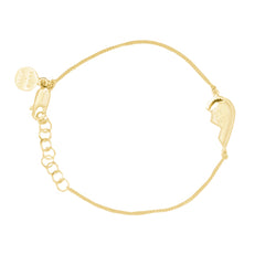 BFF Broken Heart Bracelet SET of 2 - Gold
