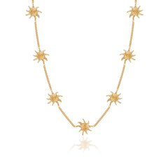 Neri x Luna & Rose - Celestial Sun Necklace - Gold