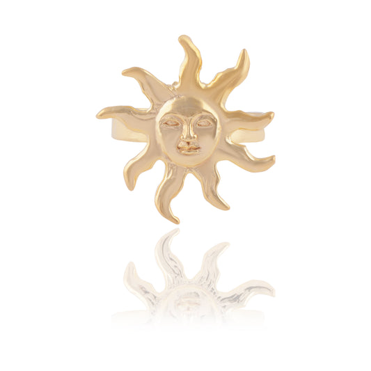 Neri x Luna & Rose - Celestial Sun Ring - Gold