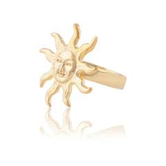 Neri x Luna & Rose - Celestial Sun Ring - Gold