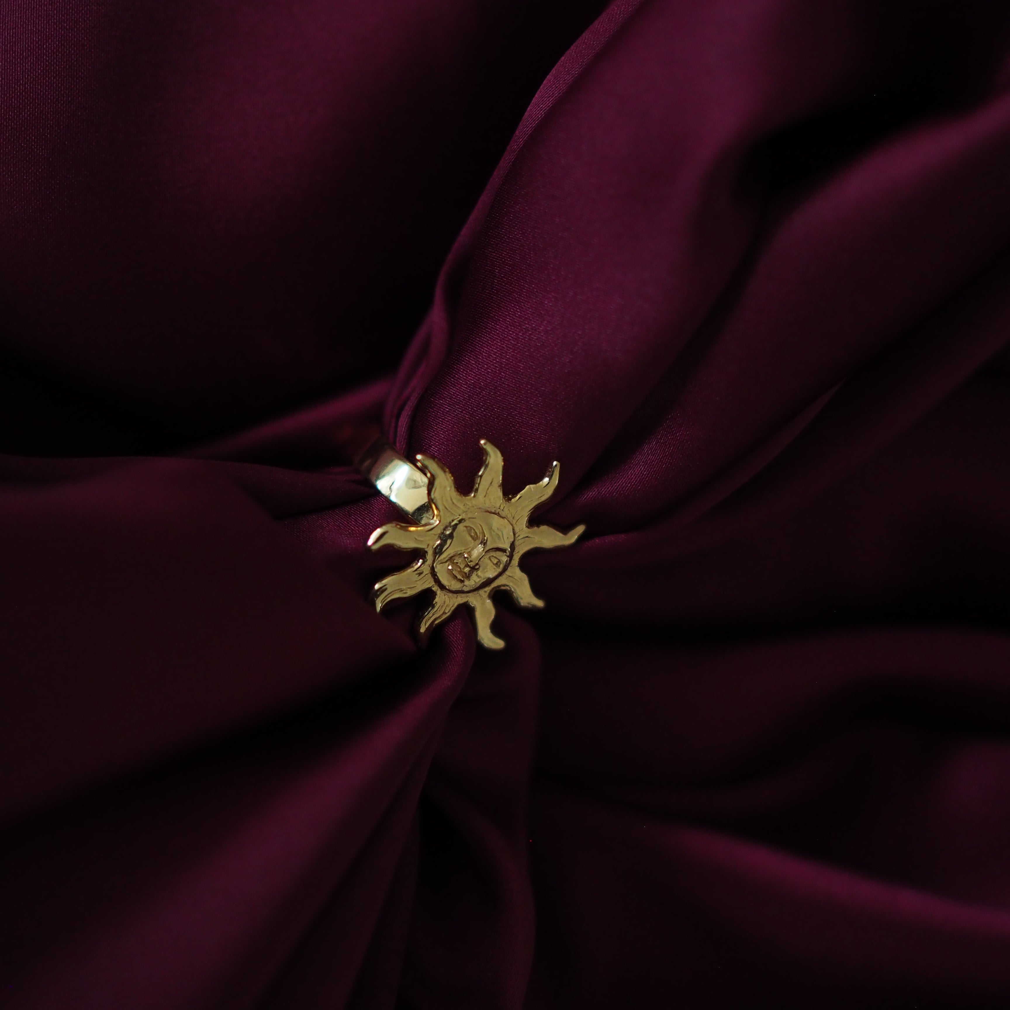 Neri x Luna & Rose - Celestial Sun Ring - Gold
