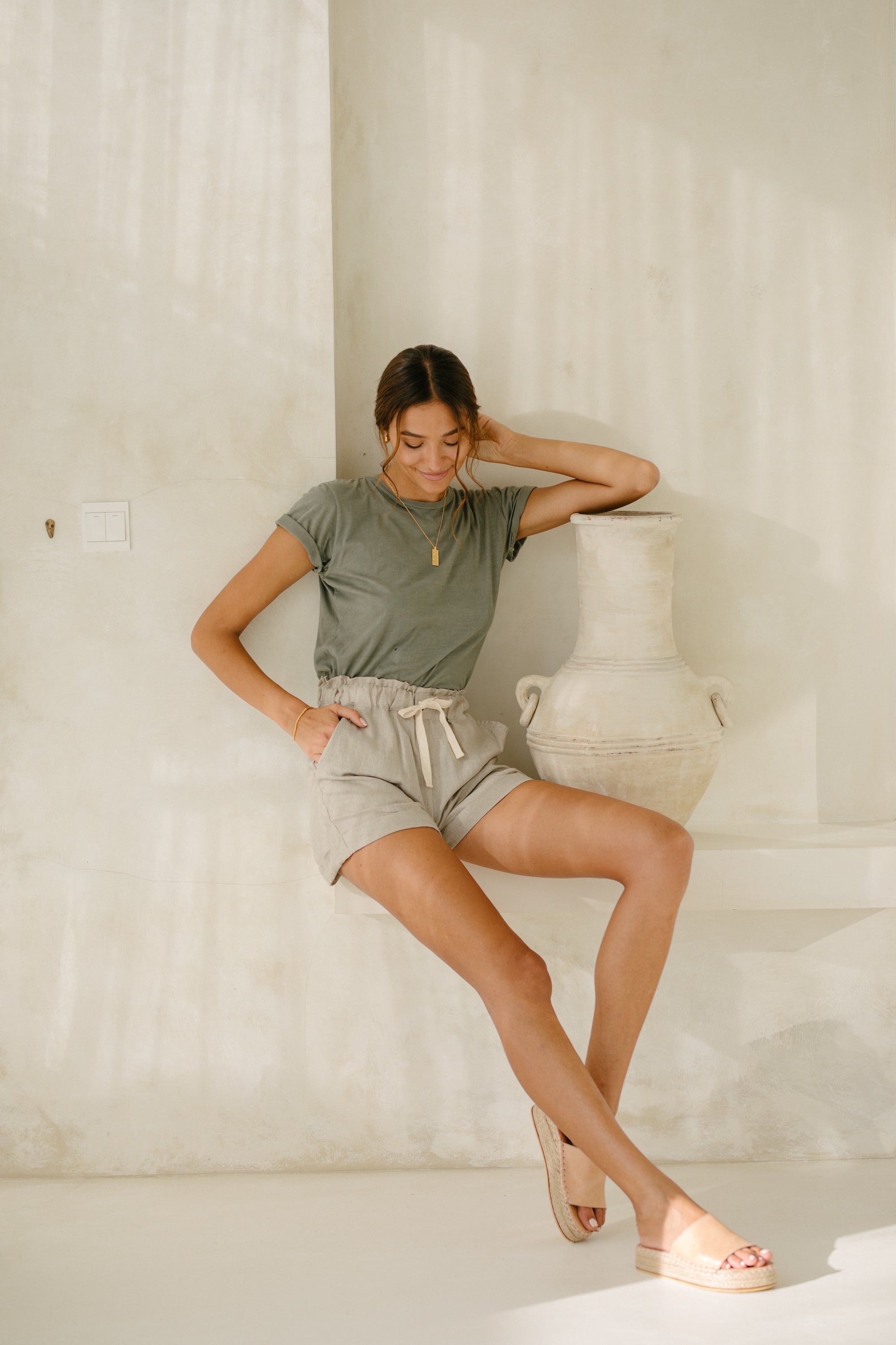 ORGANIC COTTON CLASSIC TEE - SAGE