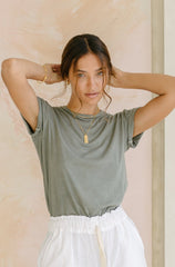 ORGANIC COTTON CLASSIC TEE - SAGE