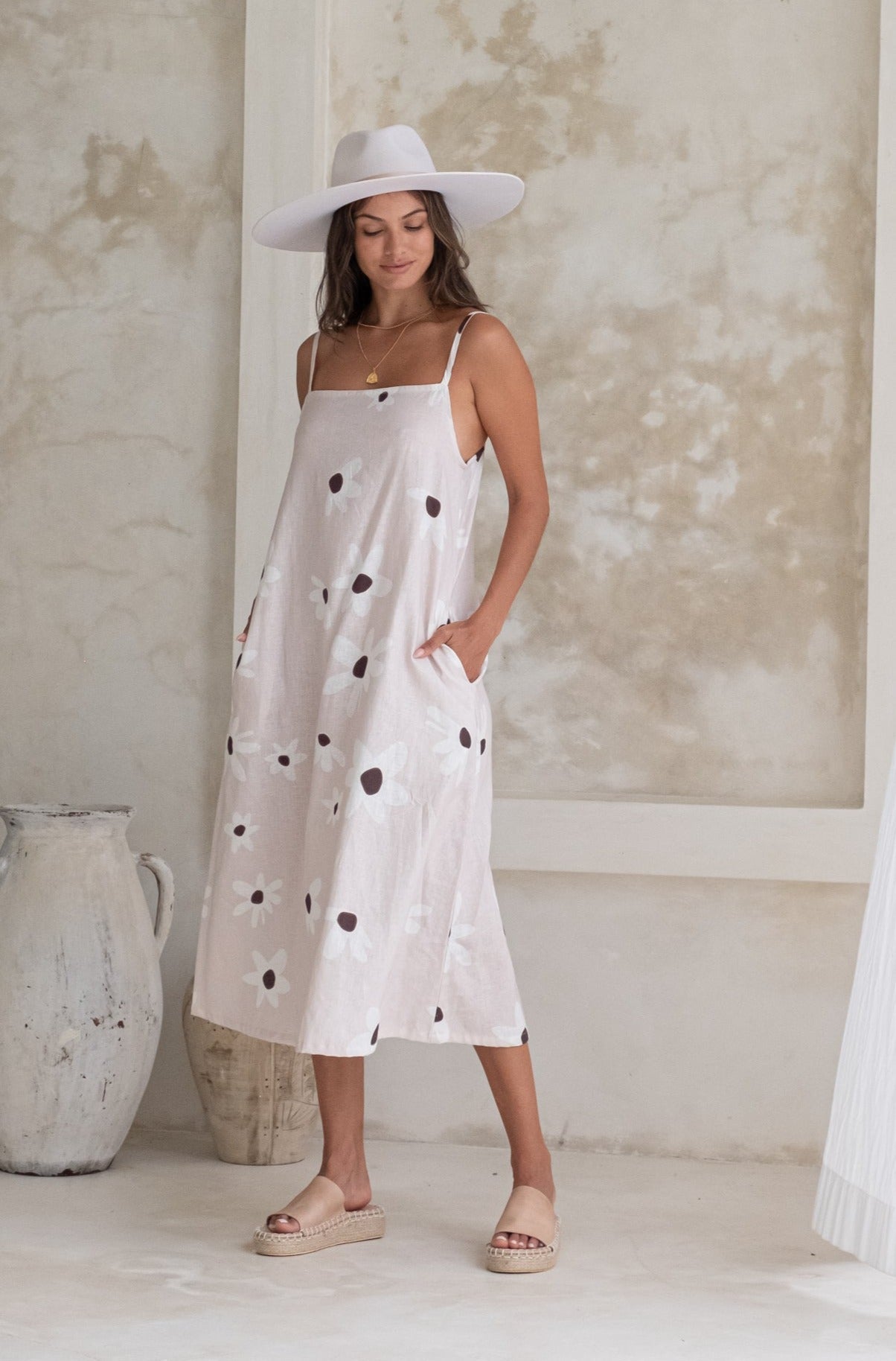 Daisy Dress - Daisy Print