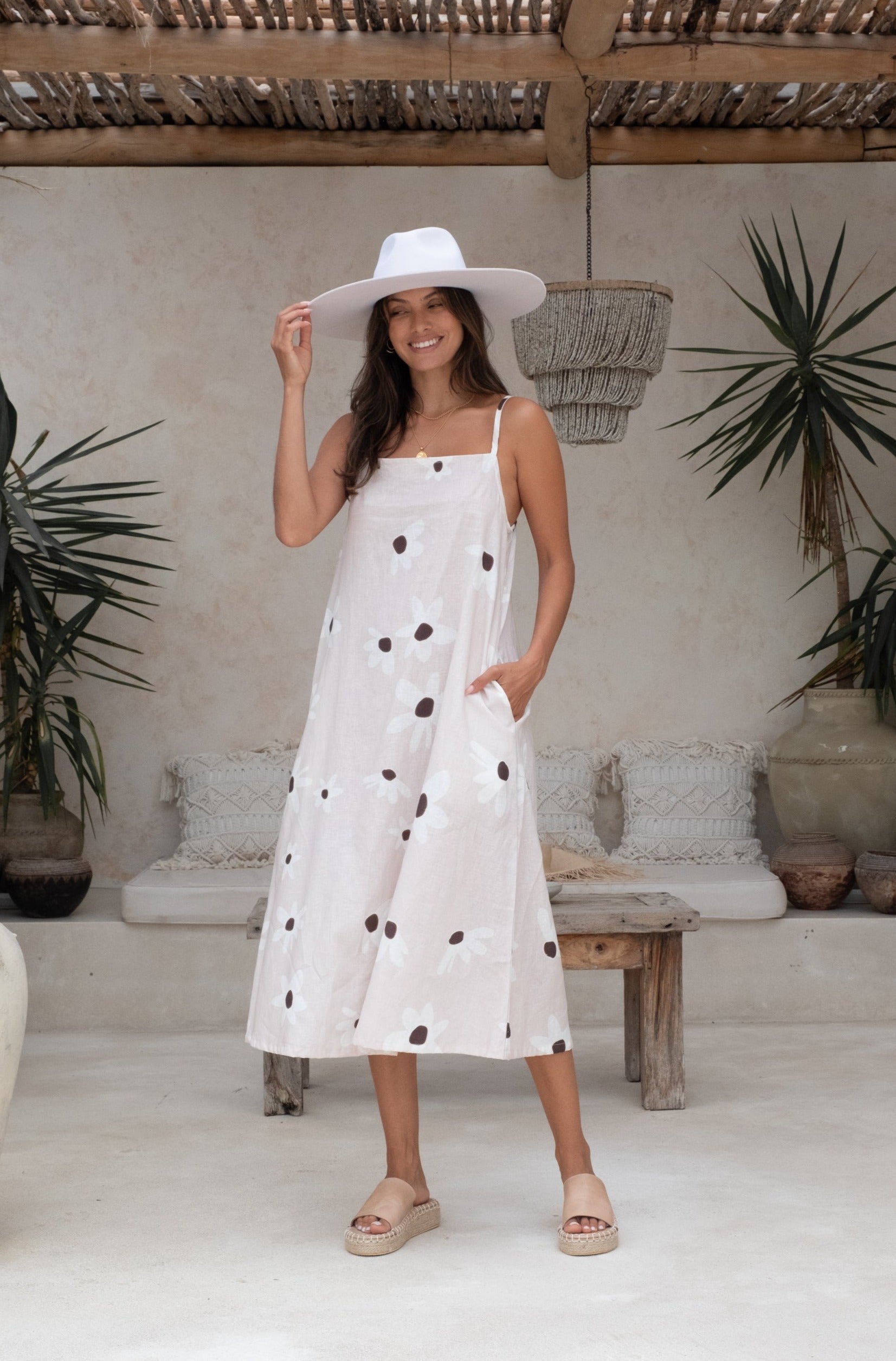 Daisy Dress - Daisy Print