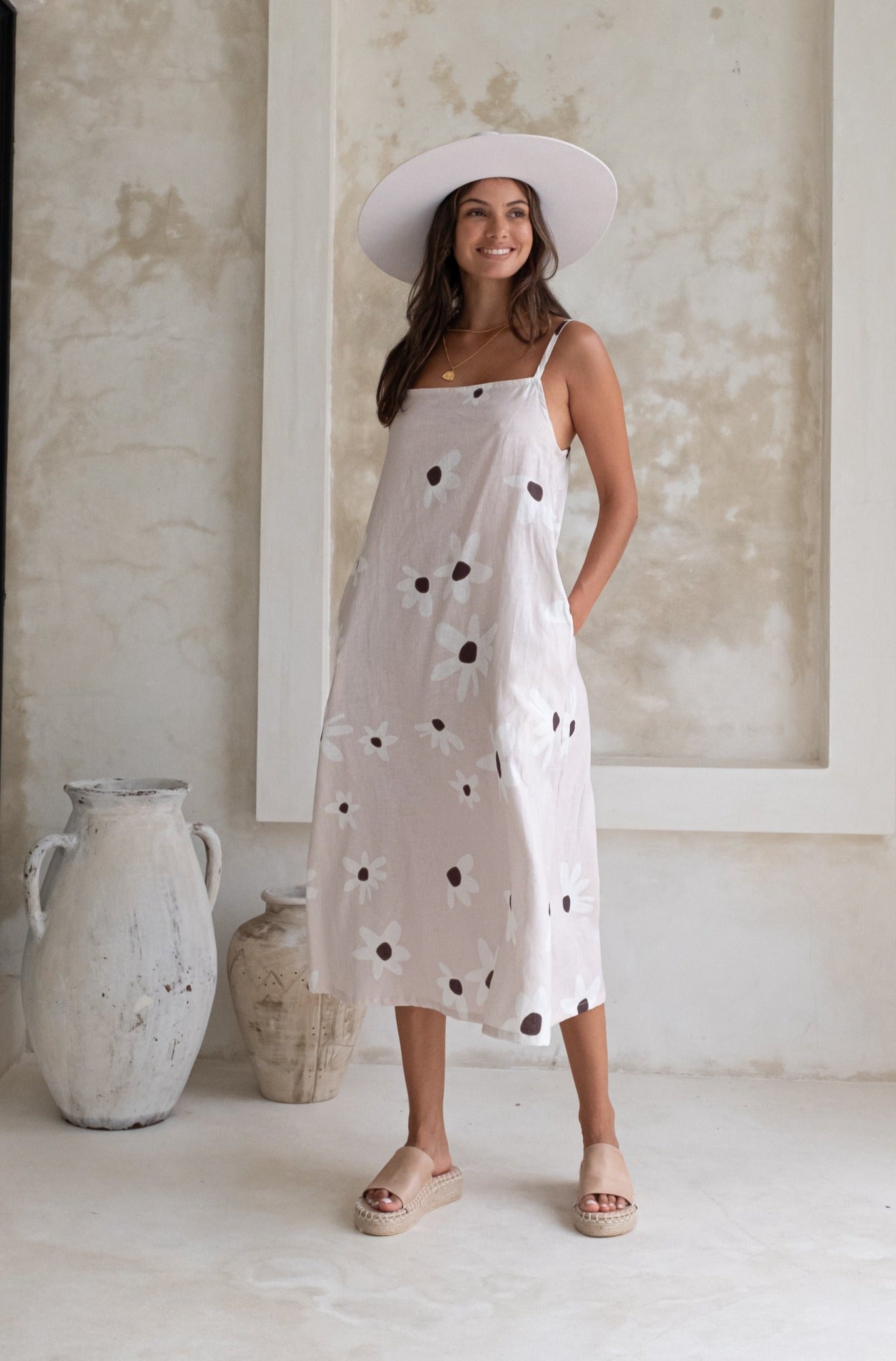 Daisy Dress - Daisy Print