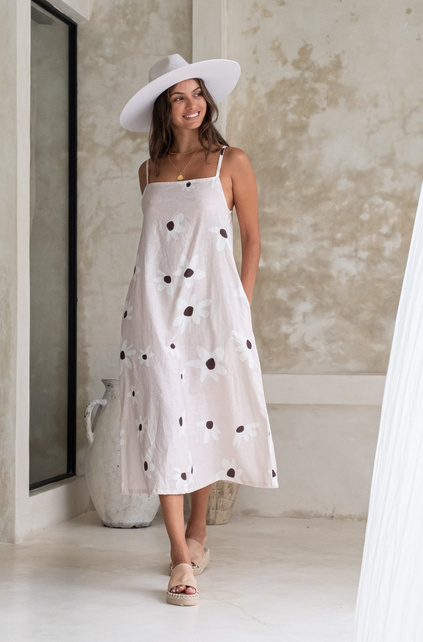 Daisy Dress - Daisy Print