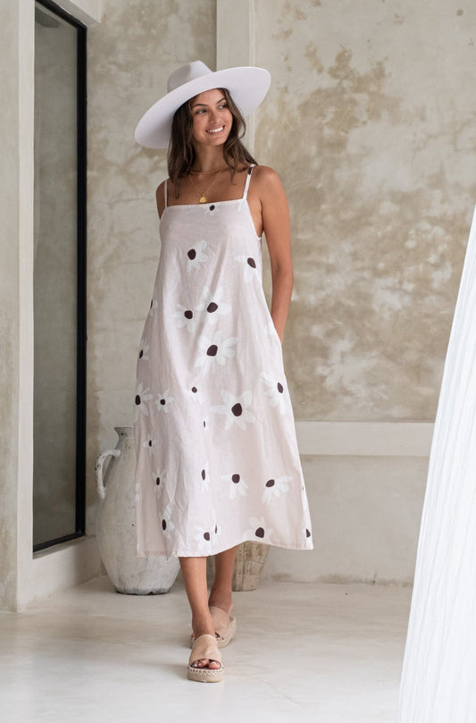 Daisy Dress - Daisy Print