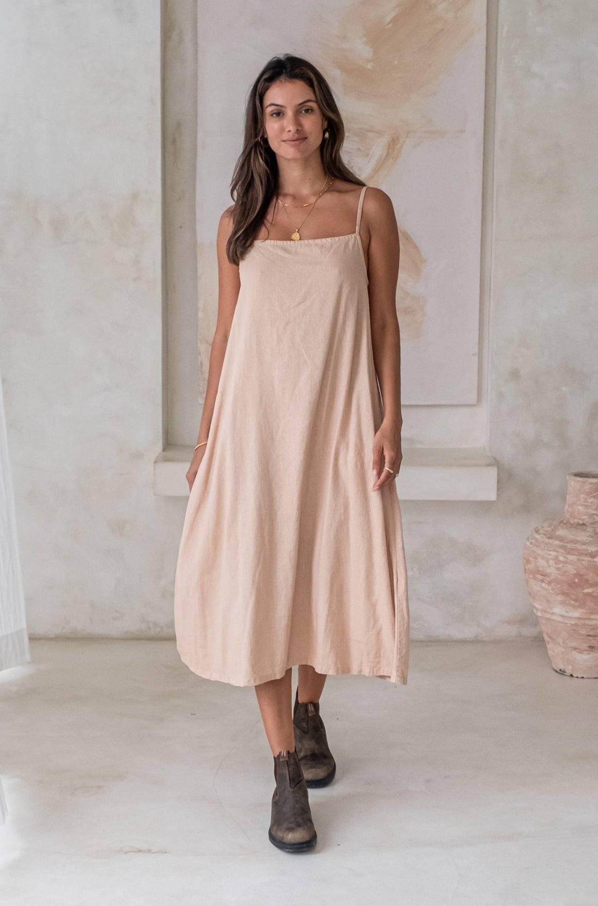 Daisy Dress - Cinnamon *Organically Plant Dyed*