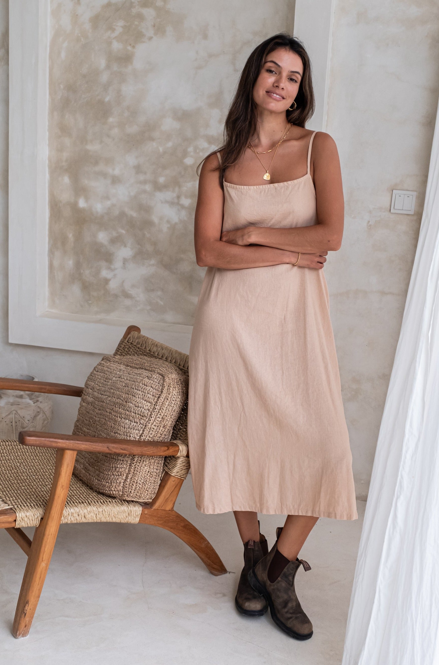 Daisy Dress - Cinnamon *Organically Plant Dyed*