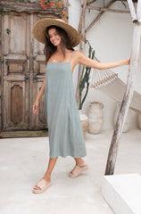 Daisy Dress - Sage *Organically Plant Dyed*
