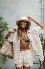 Jan Shirt - Organic Cotton - Macadamia *Organic Plant Dyed*