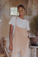 Ollie Overalls - Cinnamon *Organic Plant dyed*