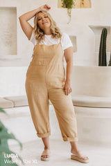 Ollie Overalls - Cinnamon *Organic Plant dyed*