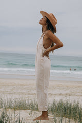 Ollie Overalls - Macadamia *Organic Plant dyed*