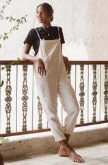 Ollie Overalls - Macadamia *Organic Plant dyed*