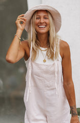 Ollie Overalls - Macadamia *Organic Plant dyed*