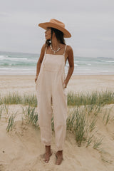 Ollie Overalls - Macadamia *Organic Plant dyed*