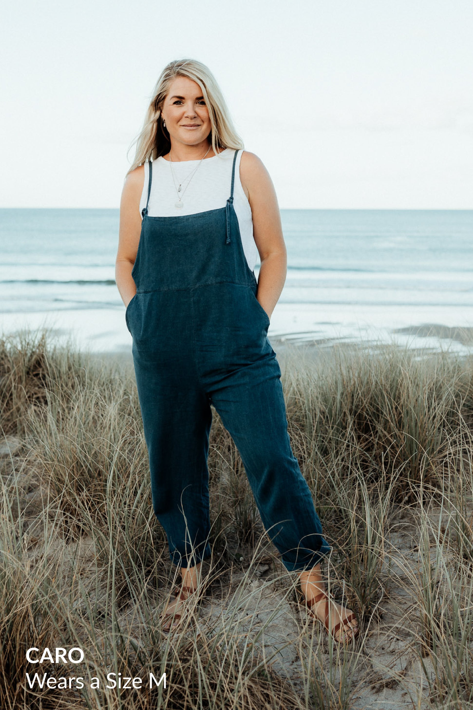 Ollie Overalls - Ocean Blue *Organic Plant Dyed*