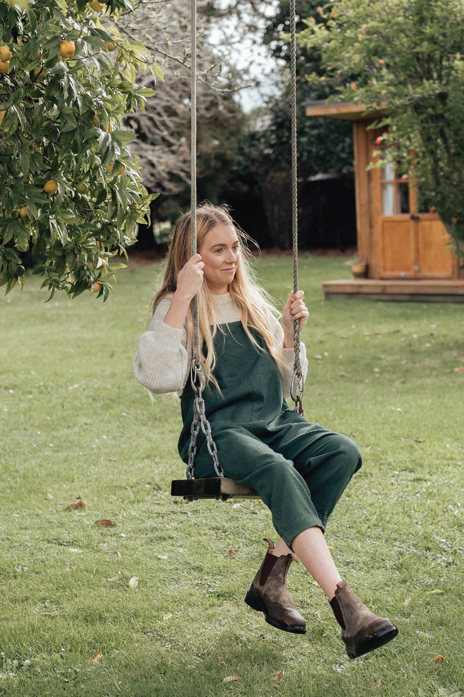 Ollie Overalls - Rosemary Green