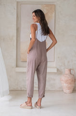 Ollie Overalls - Rosewood *Organic Plant Dyed*