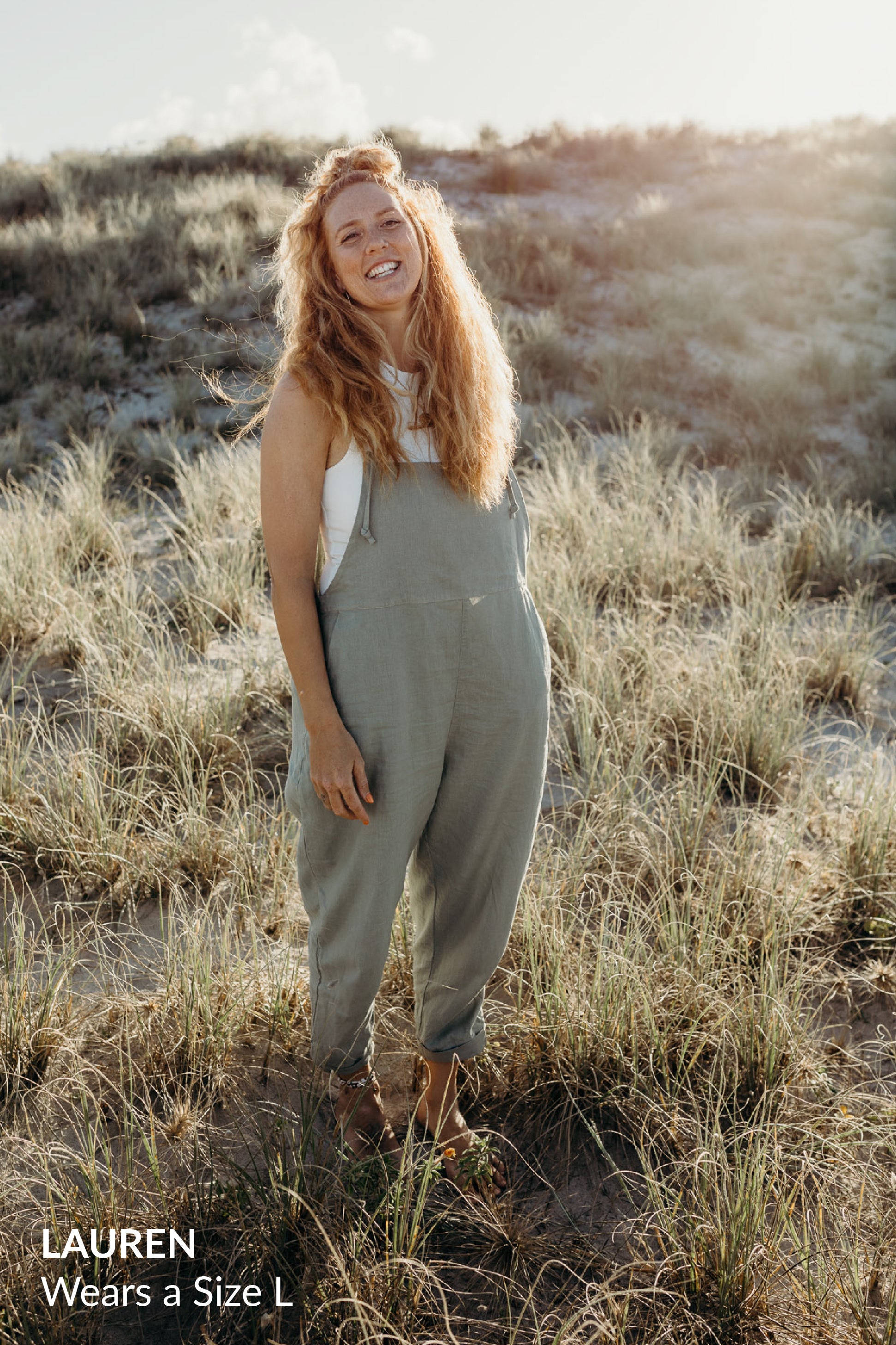 Ollie Overalls - Sage *Organic Plant Dyed*