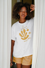 Plants for Eyes Charity T-Shirt Organic Cotton - Coconut