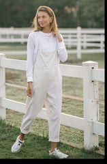 ORGANIC COTTON TOMMY TOP - Coconut White