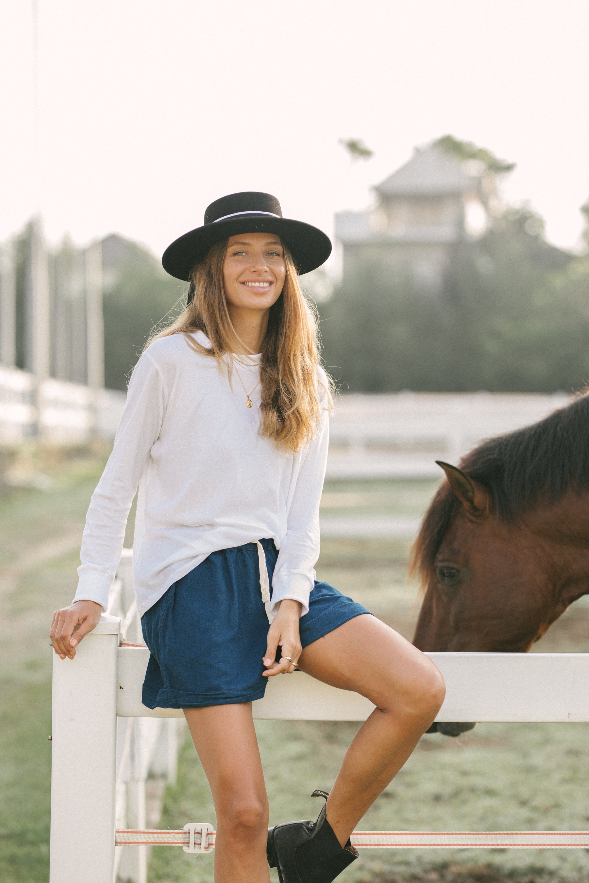 ORGANIC COTTON TOMMY TOP - Coconut White