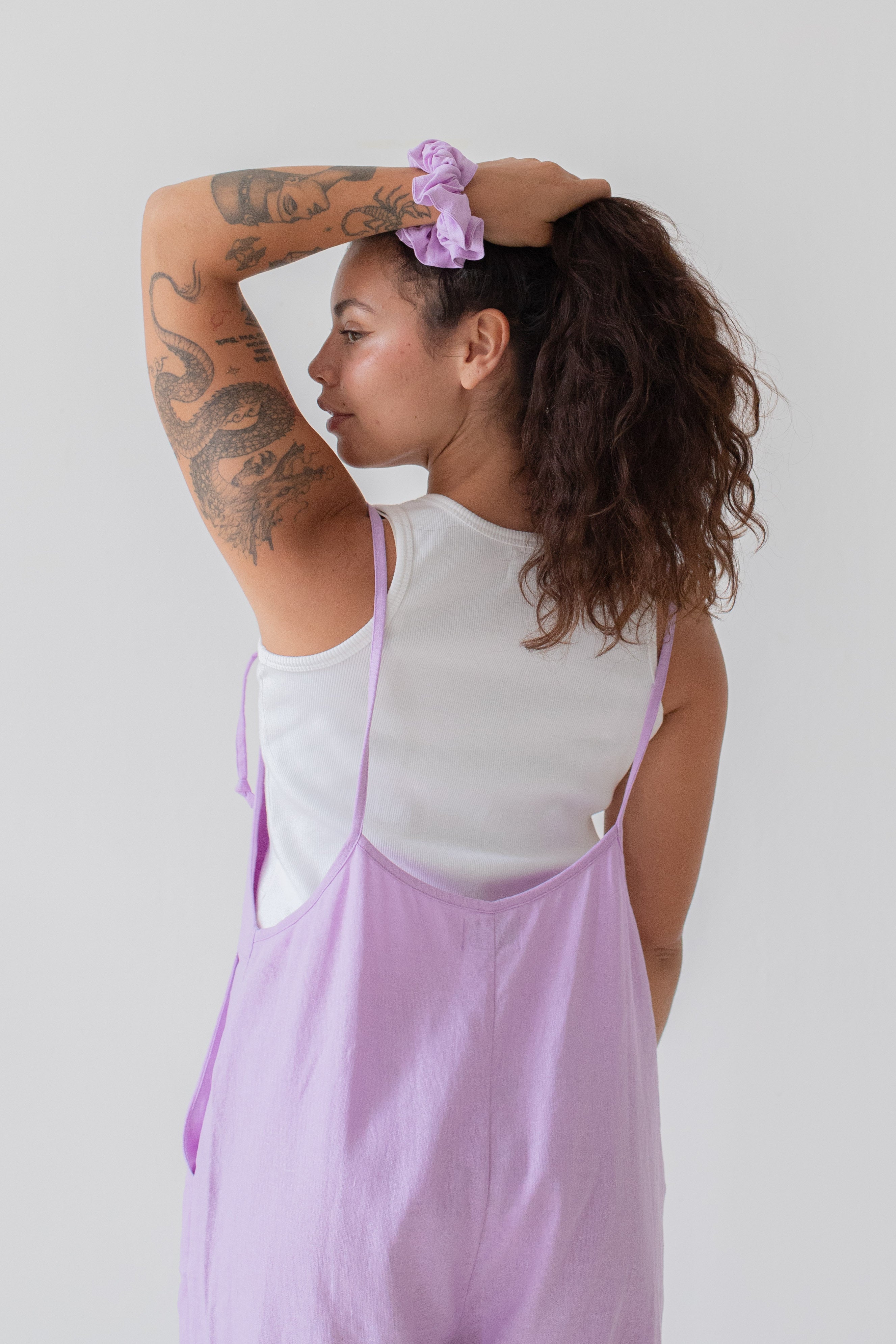 Ollie Overalls - Lilac