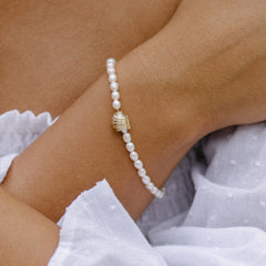 Pearly Whites Bracelet - GOLD