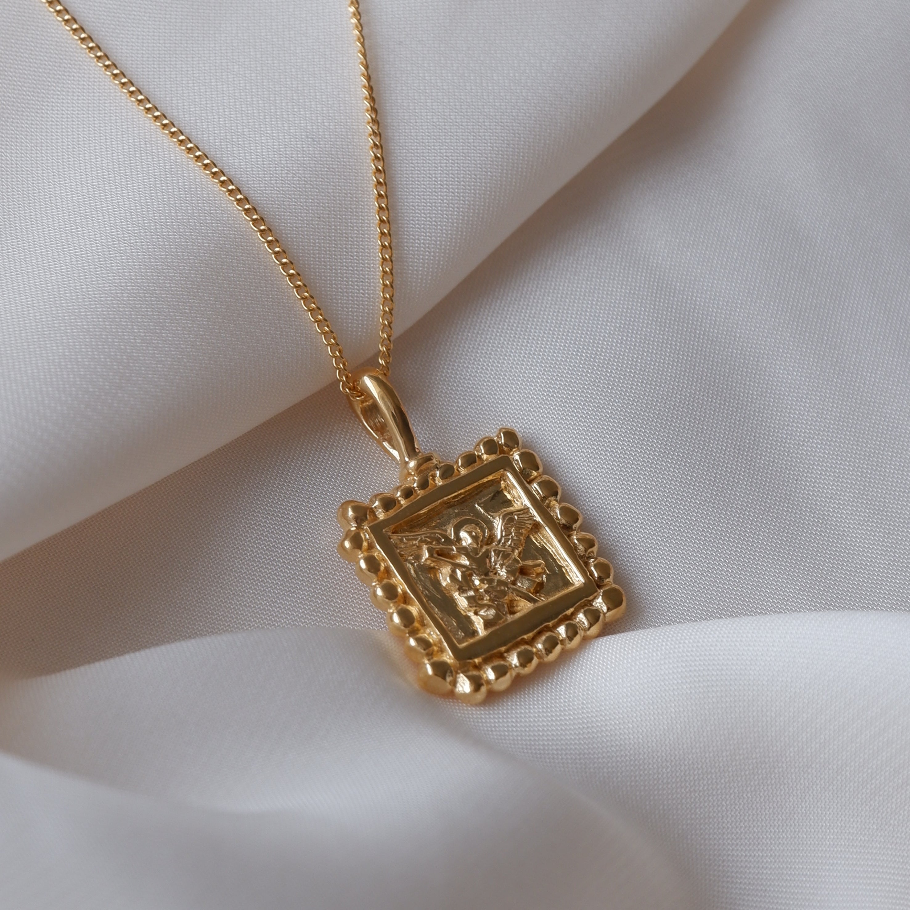 St Michael - Patron Saint of Protection & Overcoming Challenges - Gold