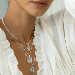 St Michael - Patron Saint of Protection & Overcoming Challenges - Silver