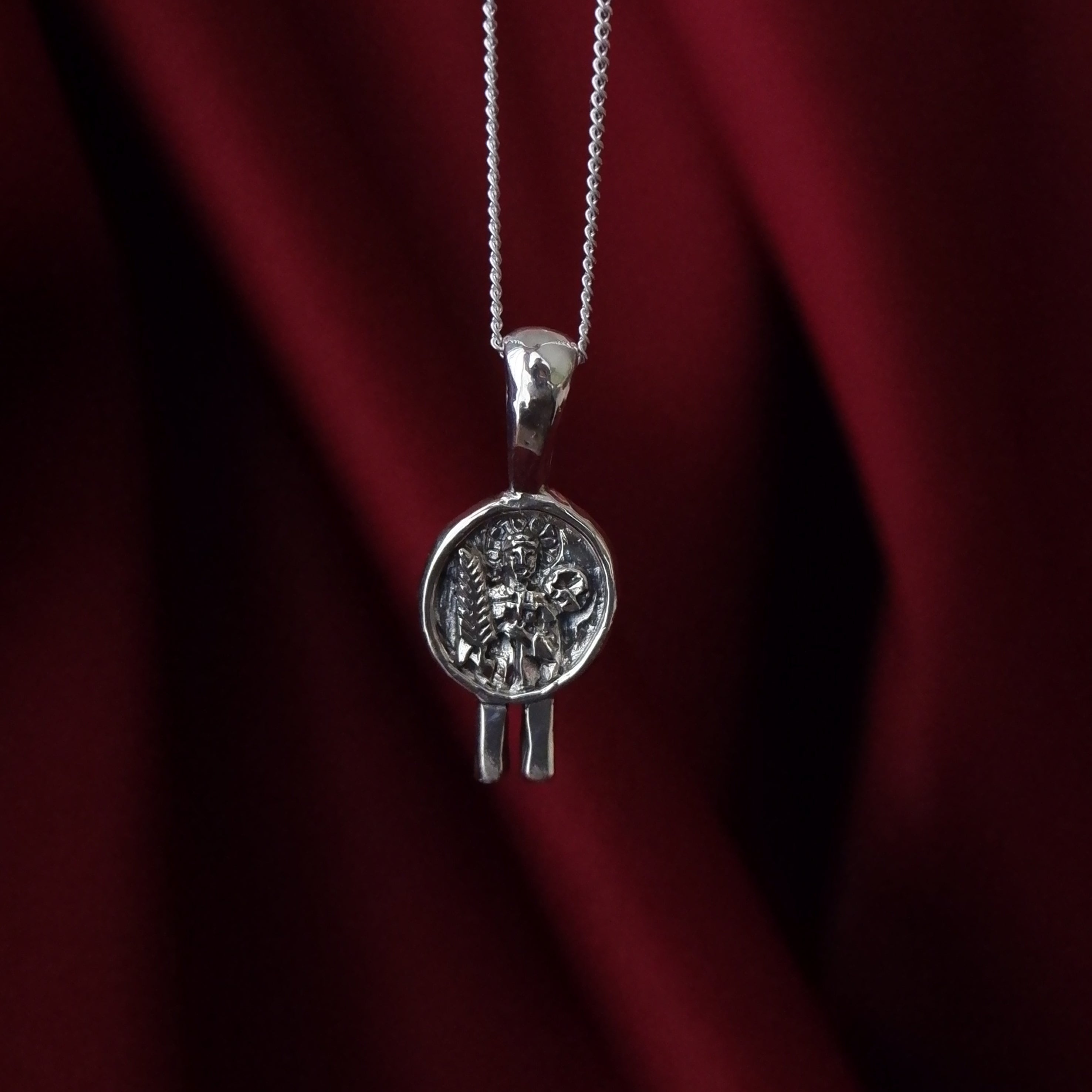 St Valentine - Patron Saint of Love, Kindness & Happy Marriages - Silver