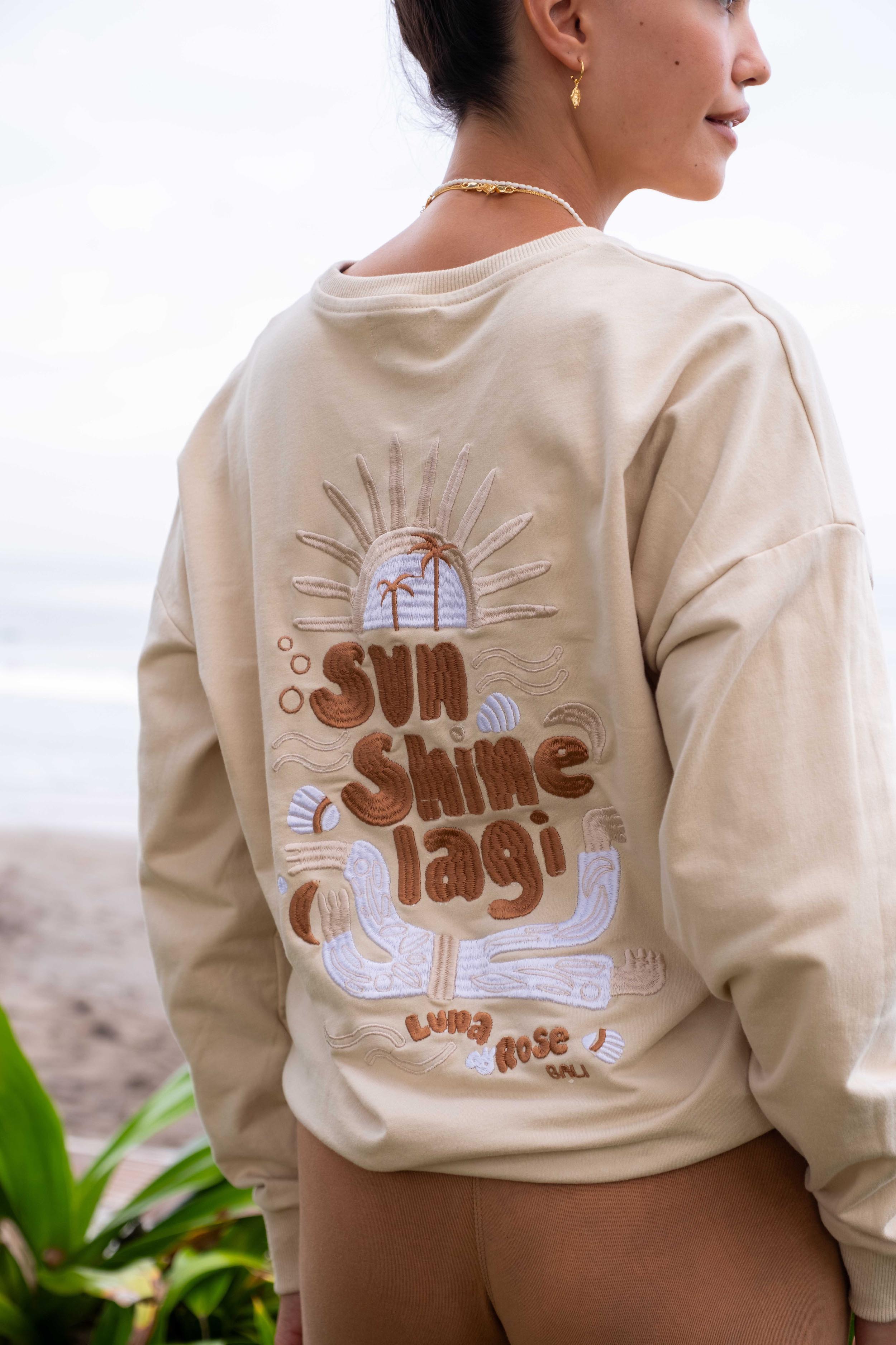 Sunshine Lagi Oversized Jumper *Limited Edition* - Sand