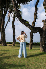 Sunshine Lagi Oversized Tee *Limited Edition* - Organic Cotton - Sand