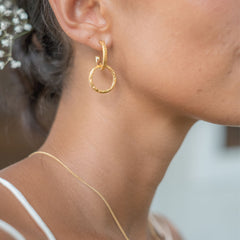 Support Earrings - Gold