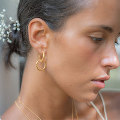 Support Earrings - Gold
