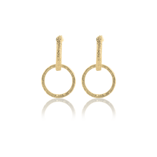 Support Earrings - Gold