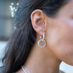 Support Earrings - Silver