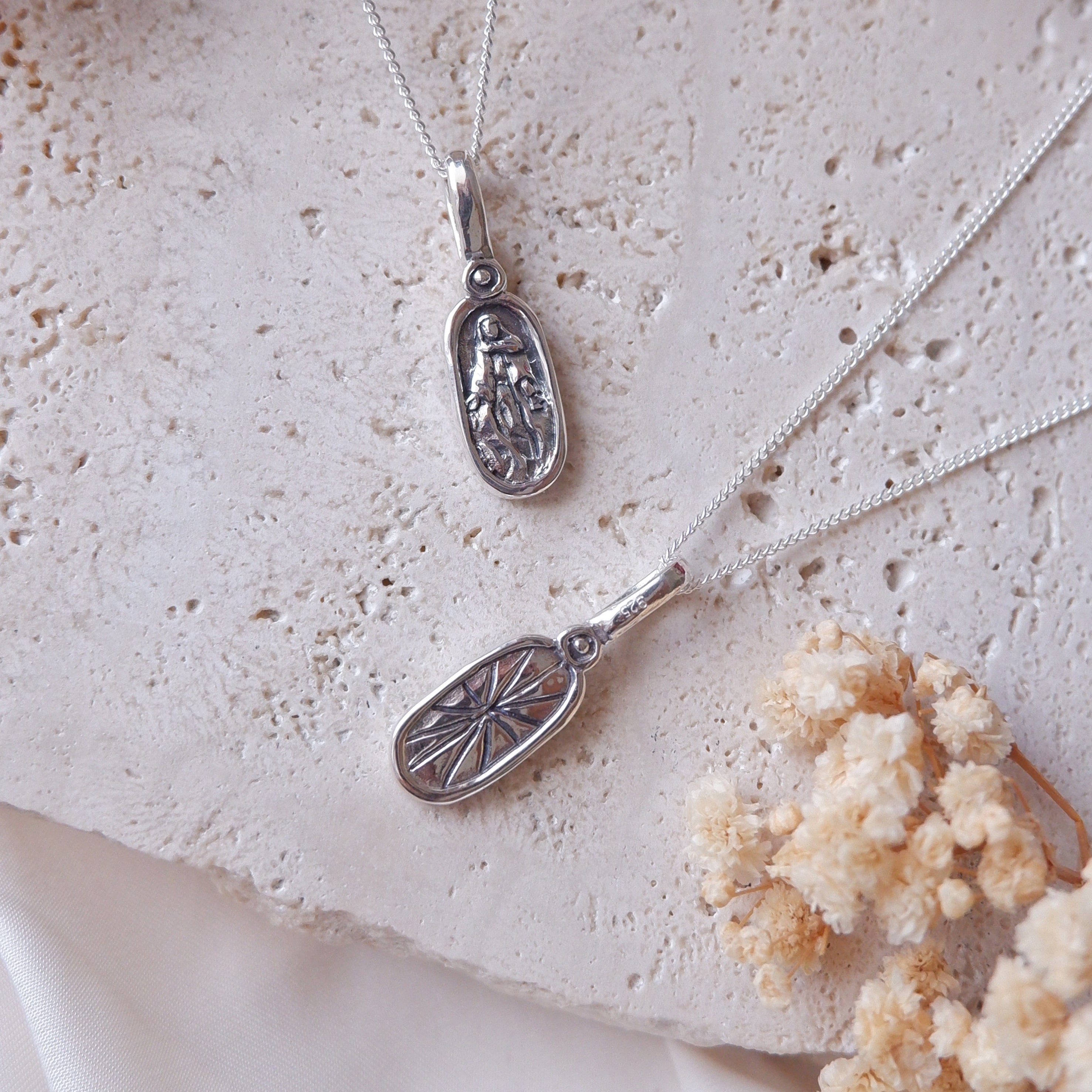 Virgin Mary - Symbol of Grace, Compassion & Love - Silver