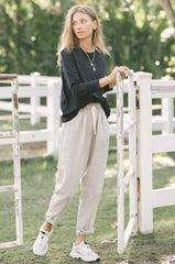 ORGANIC COTTON TOMMY TOP - Chia