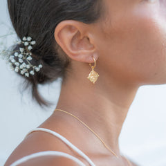 Aphrodite Earrings for Love -  Gold