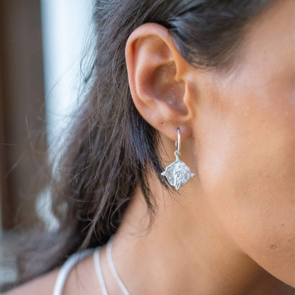 Aphrodite Earrings for Love -  Silver