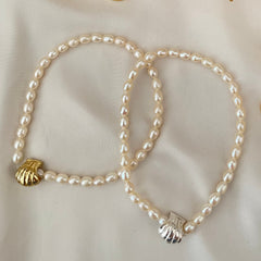 Pearly Whites Bracelet - SILVER