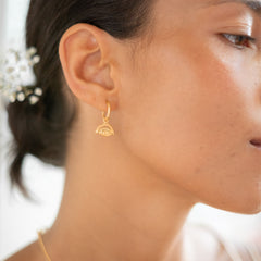 Protection Evil Eye Earrings -  Gold