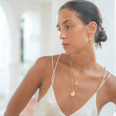 Protection Evil Eye Earrings -  Gold