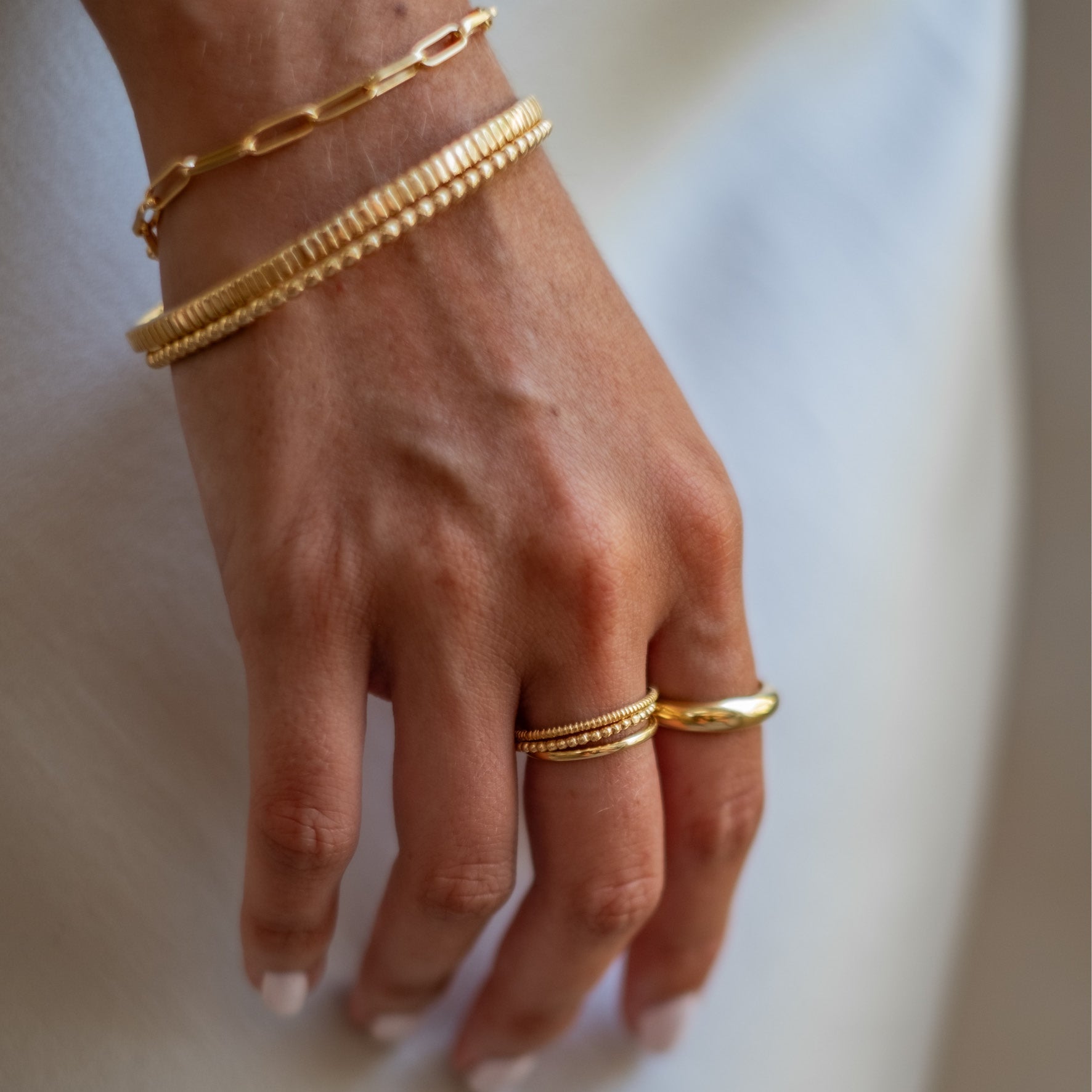 Central Park Dotty Ring - Gold